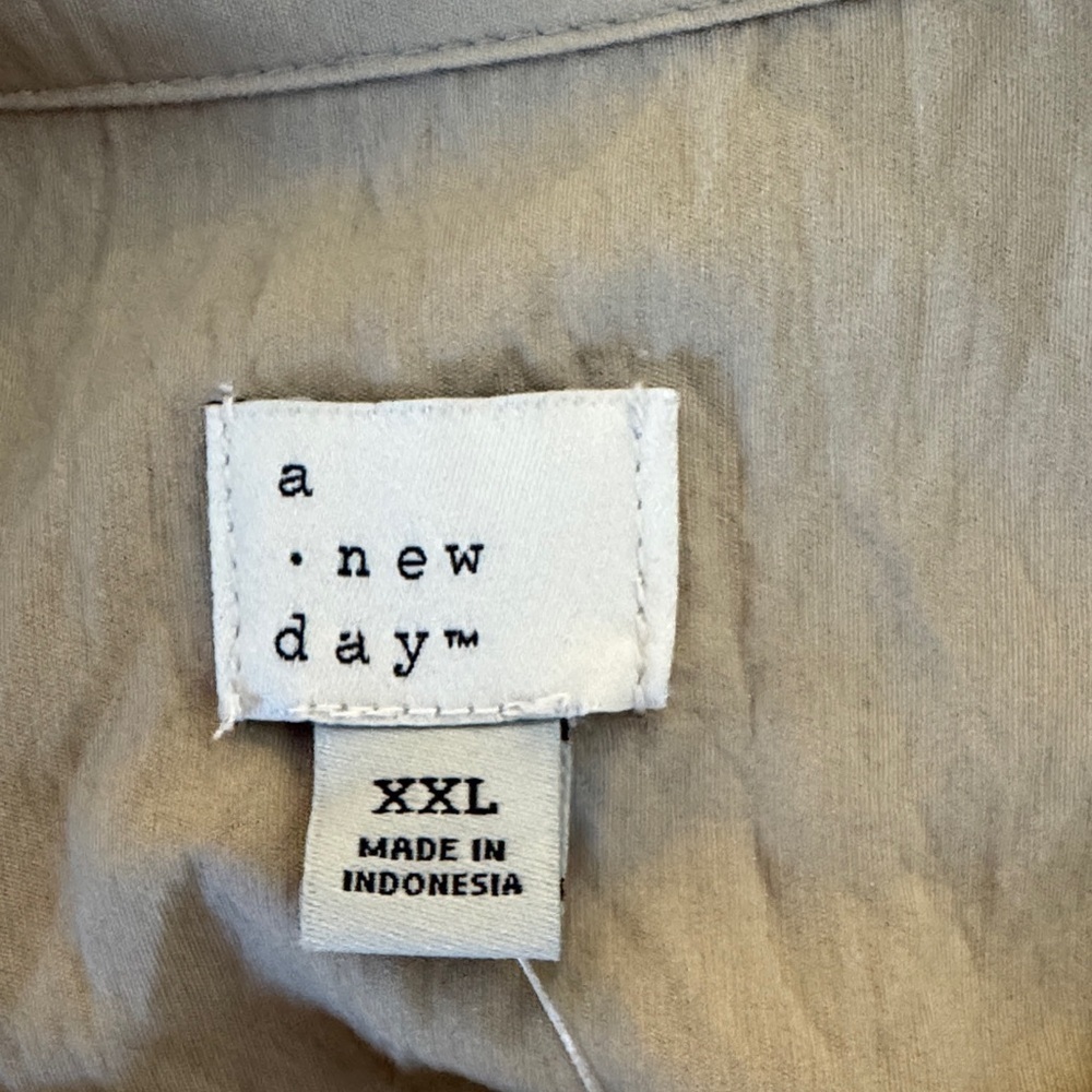 a new day Women's Taupe Button-Down Shirt - Picture 2 of 6